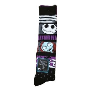 New Women's Disney Nightmare Before Christmas Knee High‎ Socks 2 Pairs